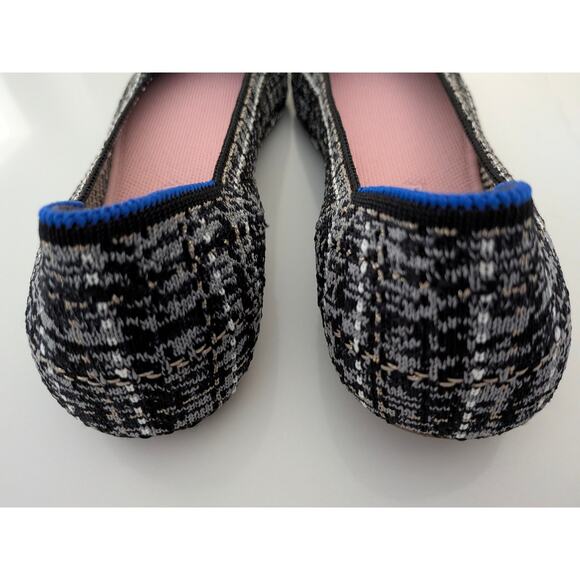 Rothy's Square Tweed Limited Edition Midnight Edition US Size 9.5 Pink Insole - Picture 3 of 10